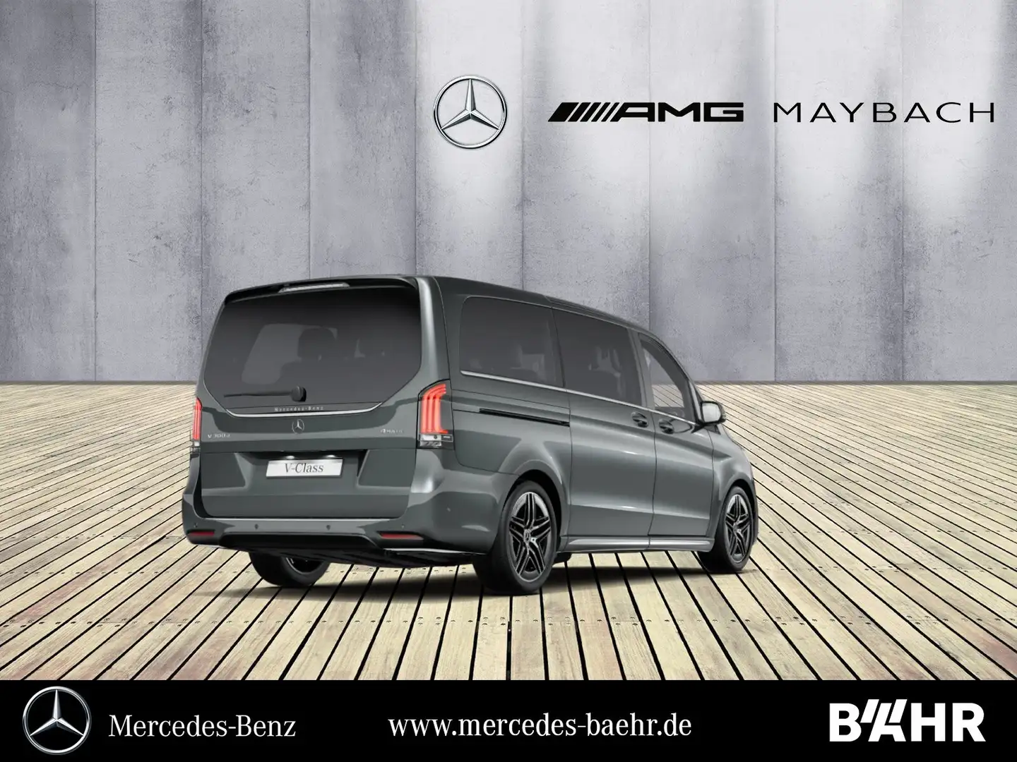Mercedes-Benz V 300 V 300 d 4M Lang AMG/MBUX/LED/Distronic/360°/19" Grau - 2