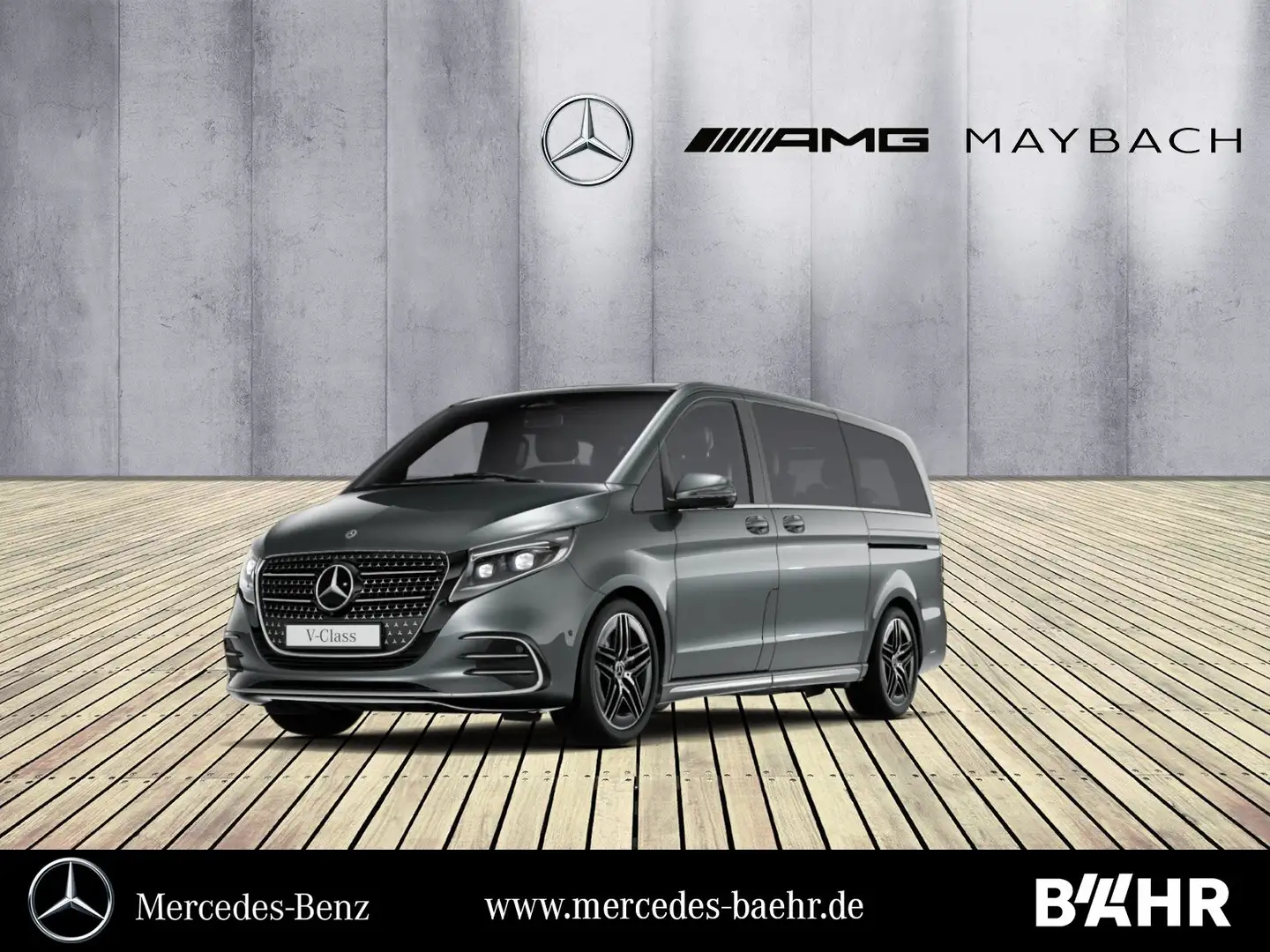 Mercedes-Benz V 300 V 300 d 4M Lang AMG/MBUX/LED/Distronic/360°/19" Grau - 1