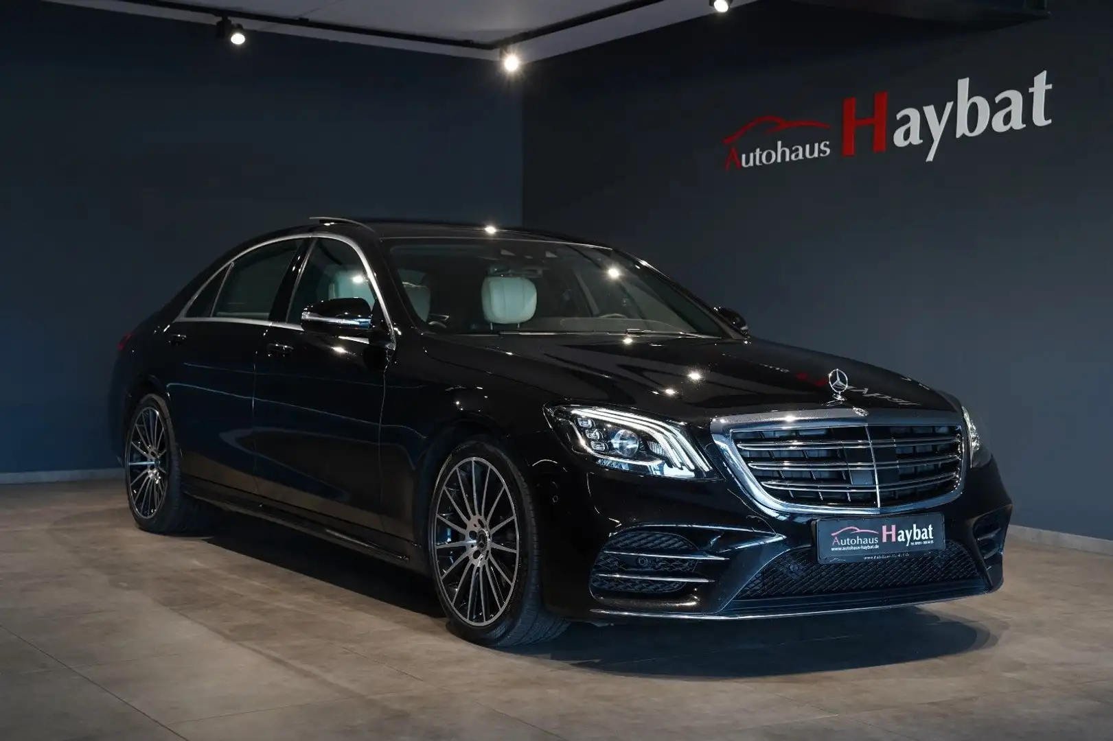 Mercedes-Benz S 400 d 4M Lang AMG MBeam-Pano-Burm-Soft-Fond TV Чёрный - 1