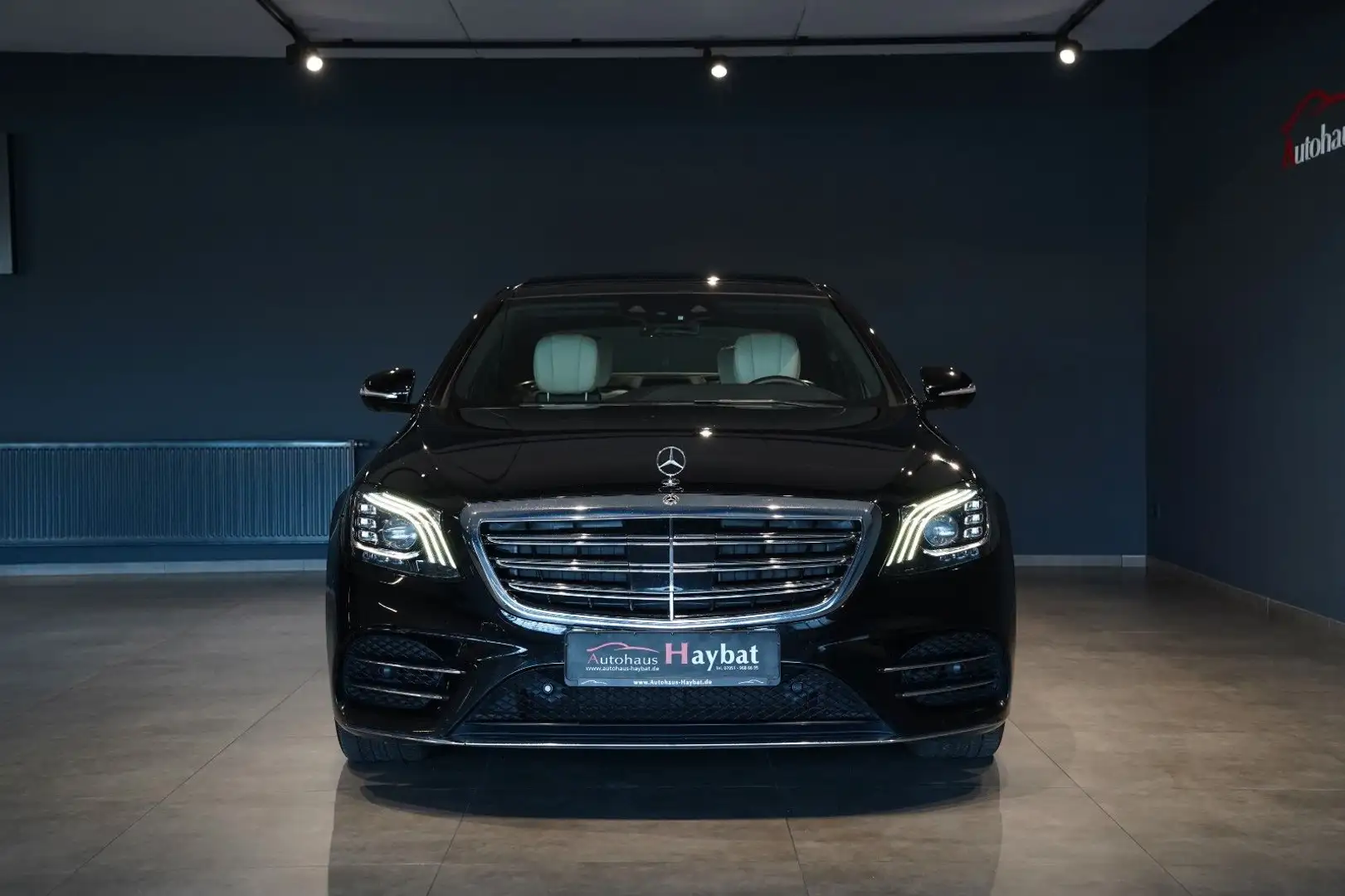 Mercedes-Benz S 400 d 4M Lang AMG MBeam-Pano-Burm-Soft-Fond TV Чёрный - 2