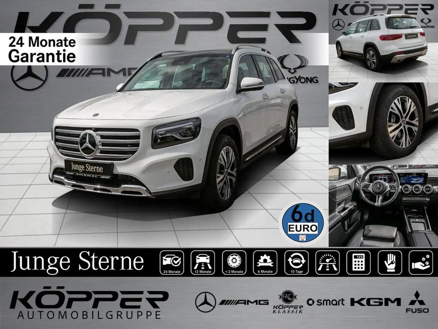 Mercedes-Benz GLB 200 Progressive Advanced Plus Pano Standhzg. Weiß - 1