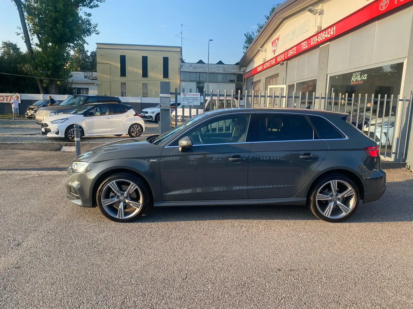 Audi A3 A3 Sportback 35 2.0 tdi Sport 150cv s-tronic 7m Grigio - 2