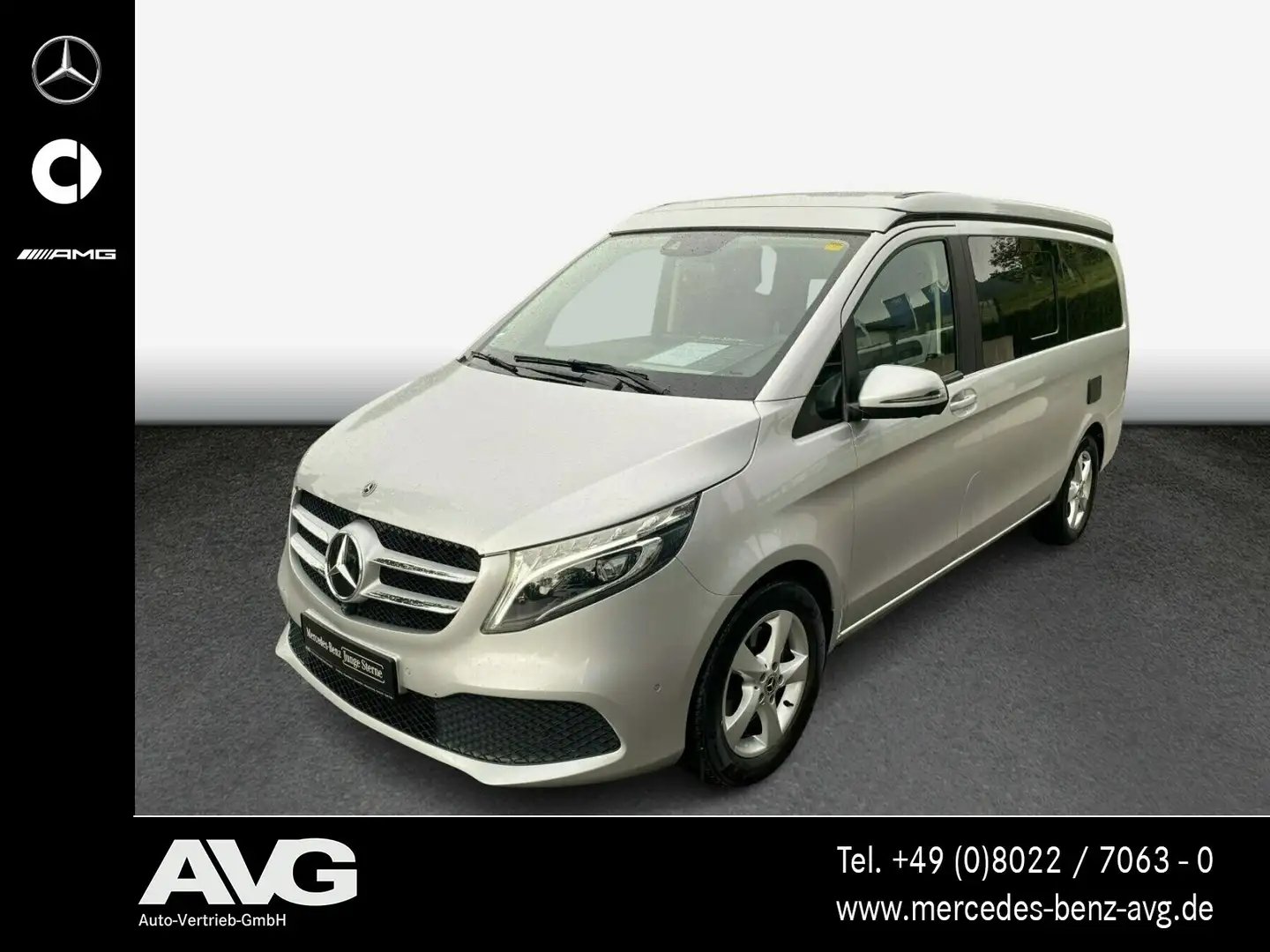 Mercedes-Benz Marco Polo Marco Polo 300 d EDITION ILS|MBUX|AHK|Distronic Argintiu - 1