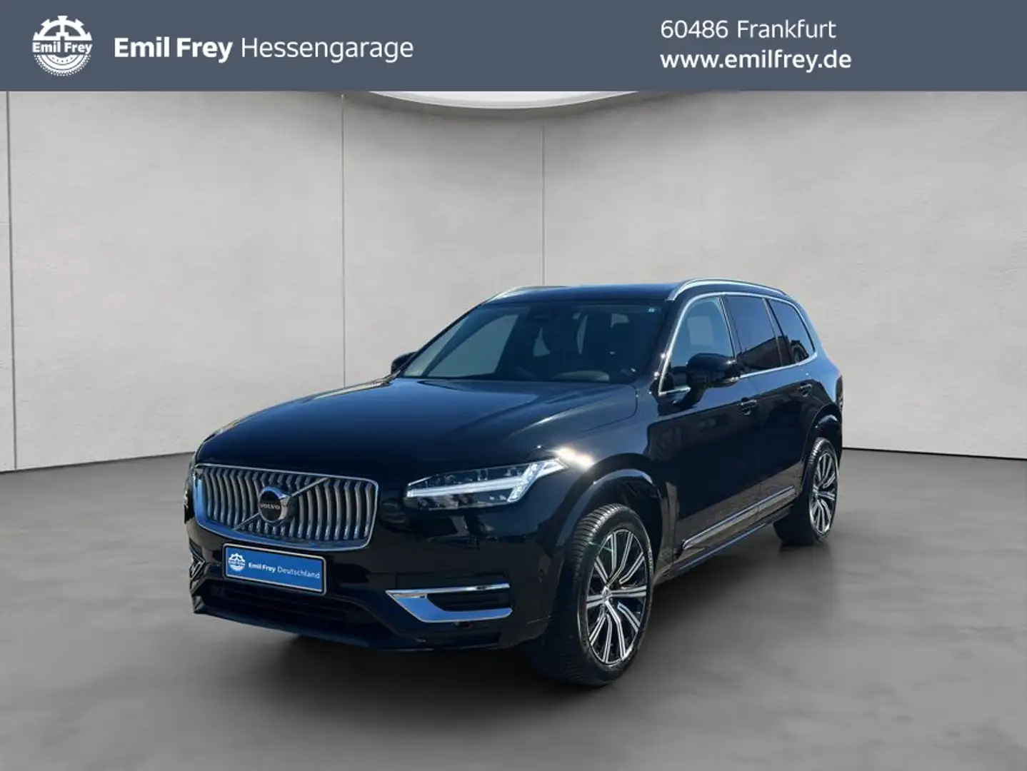 Volvo XC90 XC90 B5 AWD Plus-Bright 7S Glasd Standh 360° AHK Schwarz - 1