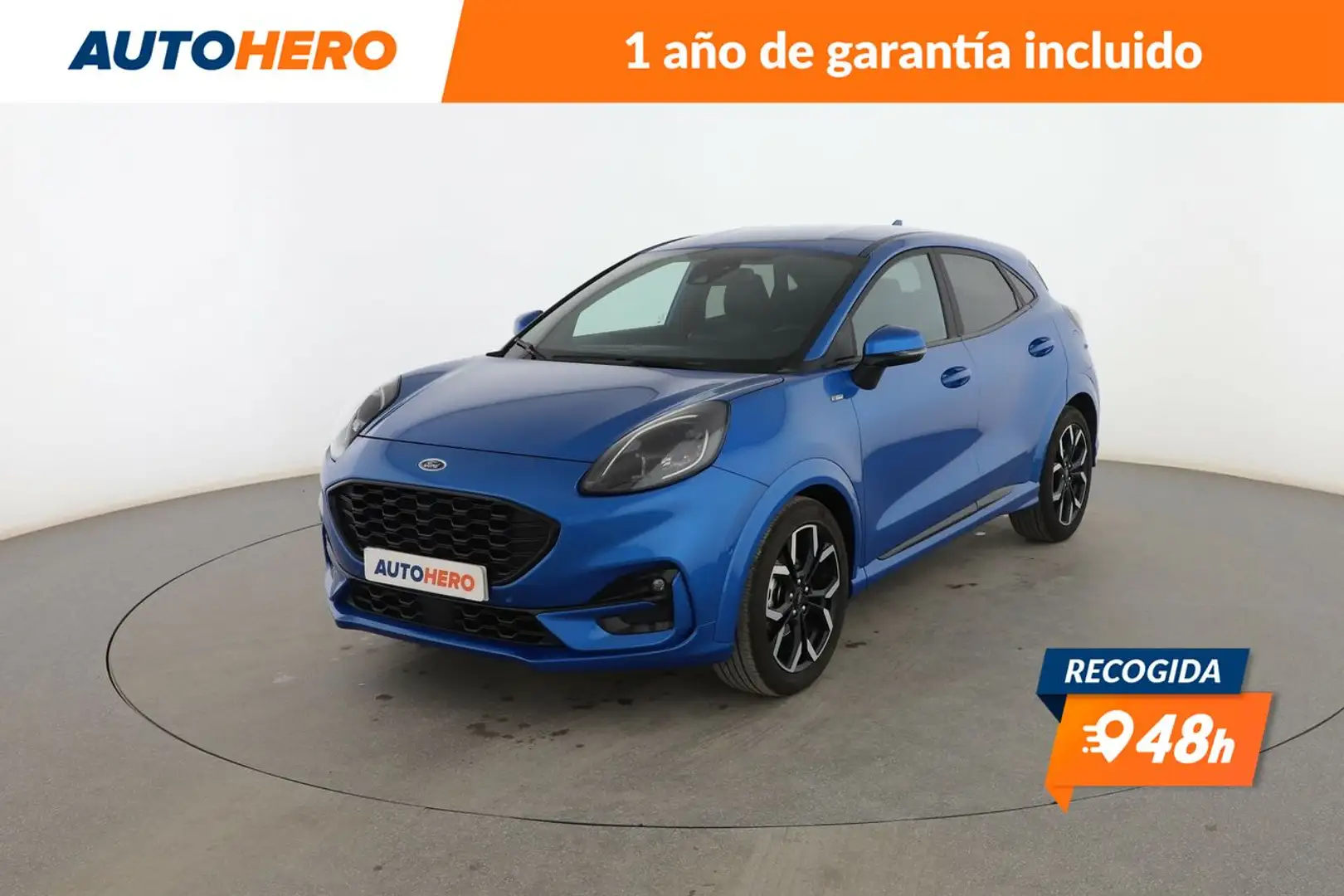 Ford Puma 1.0 EcoBoost ST-Line X MHEV Blauw - 1