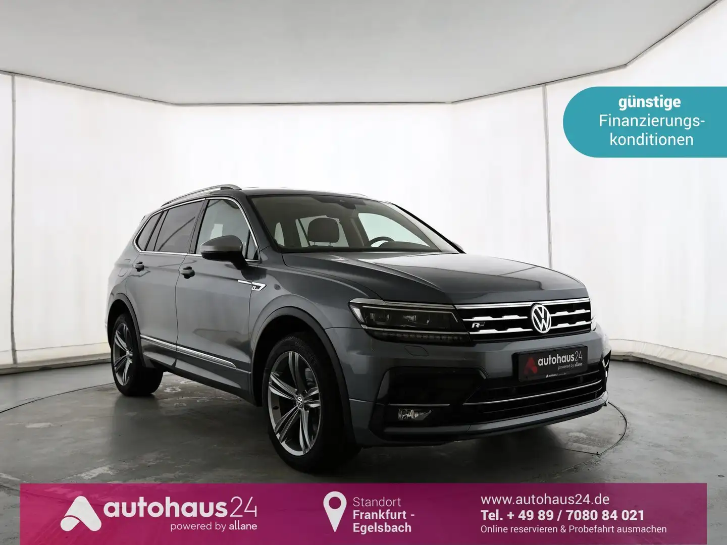 Volkswagen Tiguan Allspace 2.0 TSI R-Line|4M|AHK|Navi|LED Gris - 1