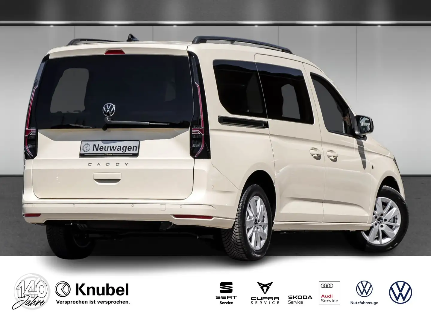 Volkswagen Caddy Maxi Life 2.0 TDI DSG TAXI LED Navi ACC RKamera Beige - 2