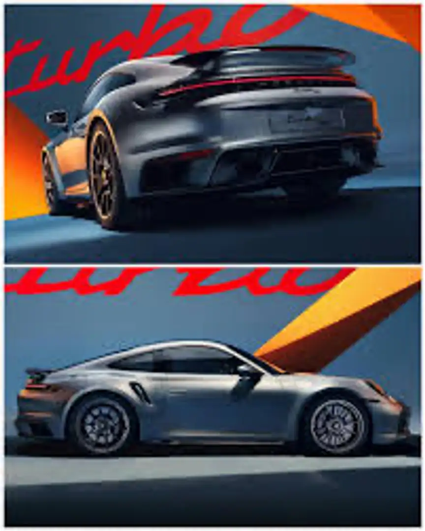 Porsche 992 911 - turbo 50 anni Argento - 1