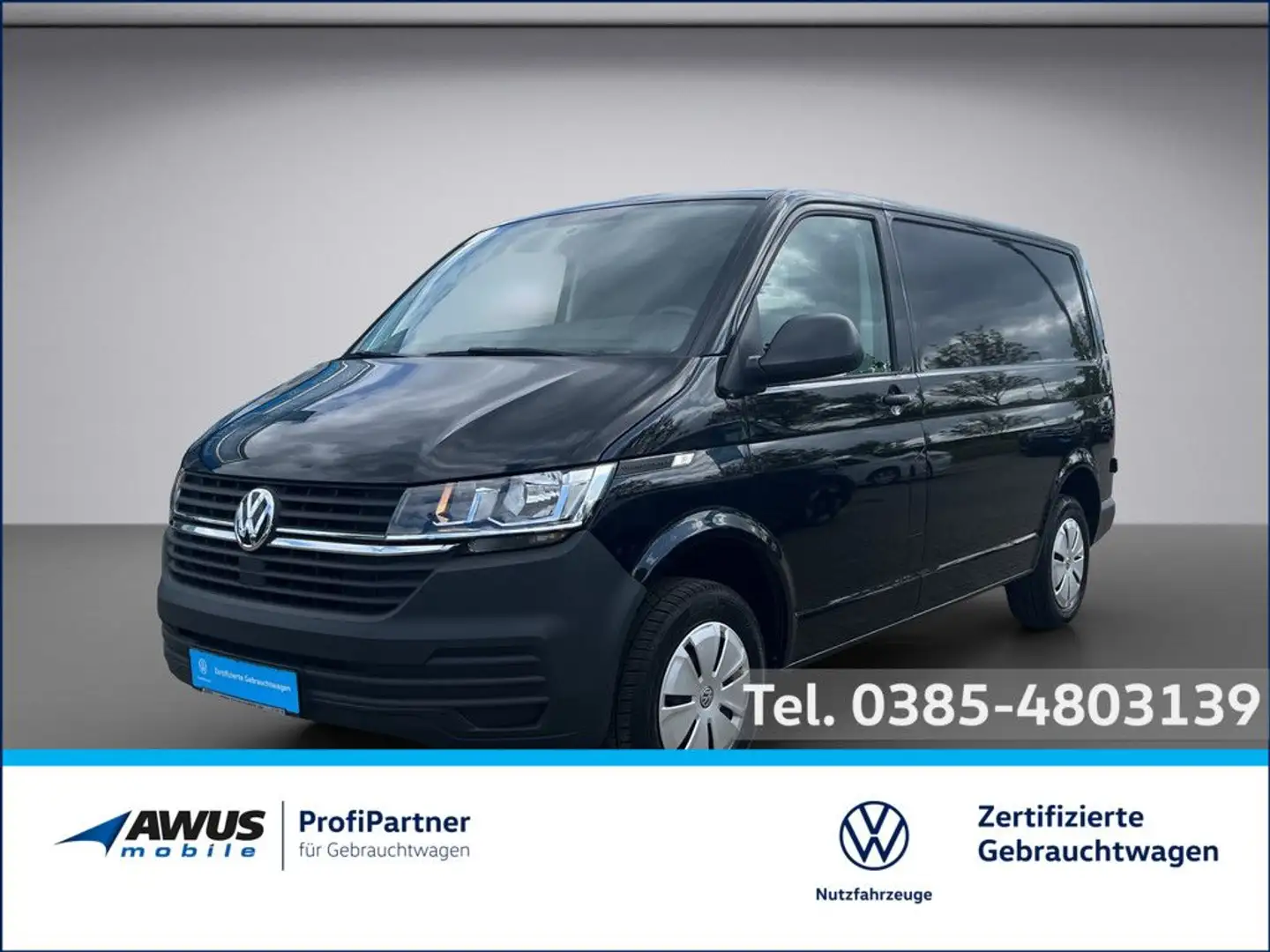 Volkswagen T6 Transporter T6.1 Transporter Kasten KR 2.0TDI 81kW SG5 Negro - 1