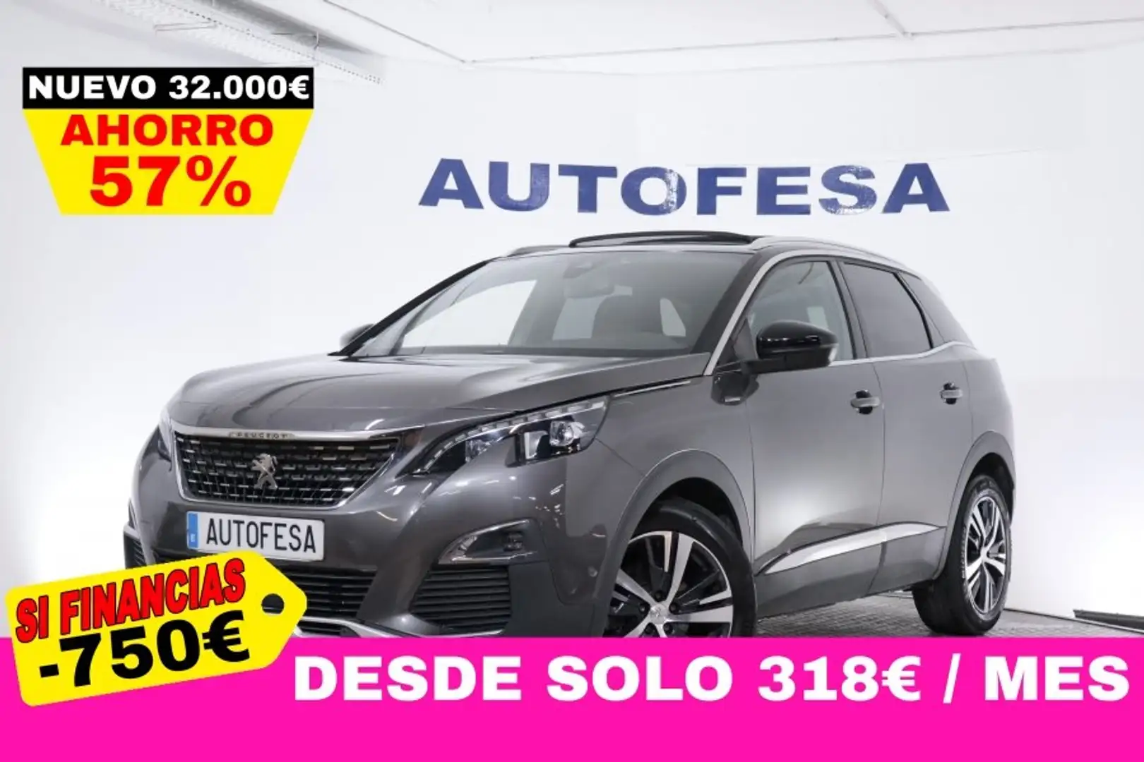 Peugeot 3008 1.2 PURETECH 130CV GT LINE 5P # TECHO PANORAMICO E - 1
