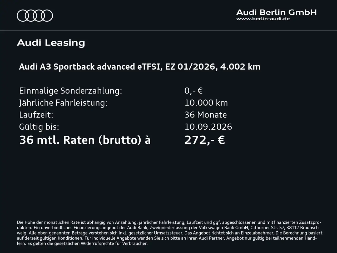 Audi A3 TFSI e Advanced e S tronic, миниатюра 4