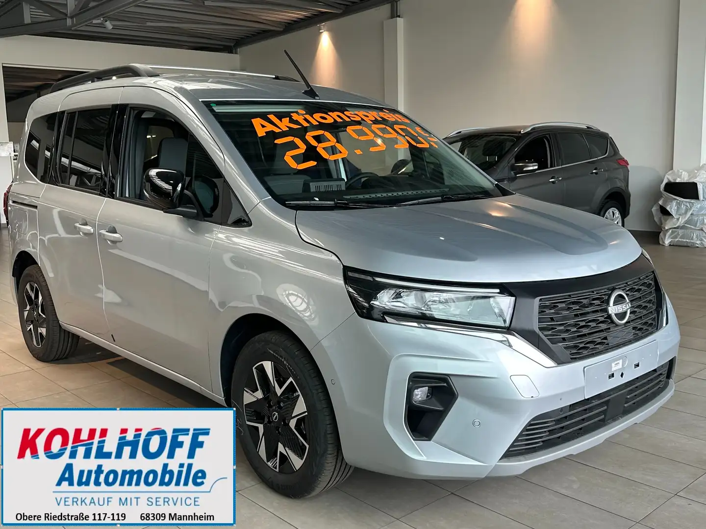 Nissan Townstar 1.3 DIG-T 130PS Kombi Tekna Leder LED Sitzheizung Silber - 1