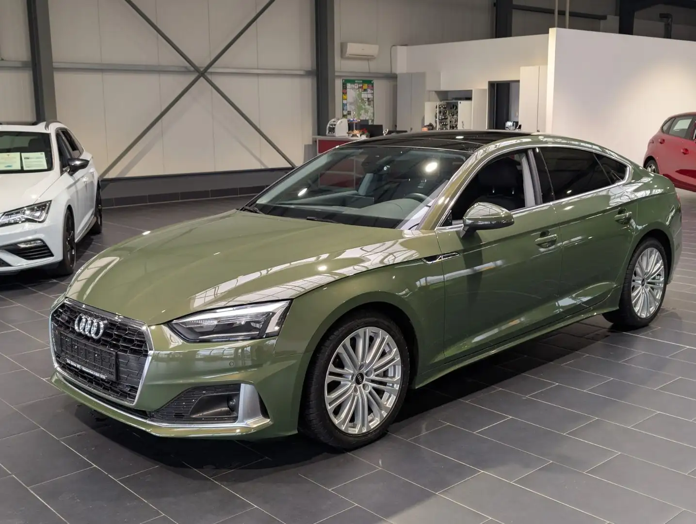 Audi A5 Sportback 45 TFSI quattro S tronic advanced Grün - 1