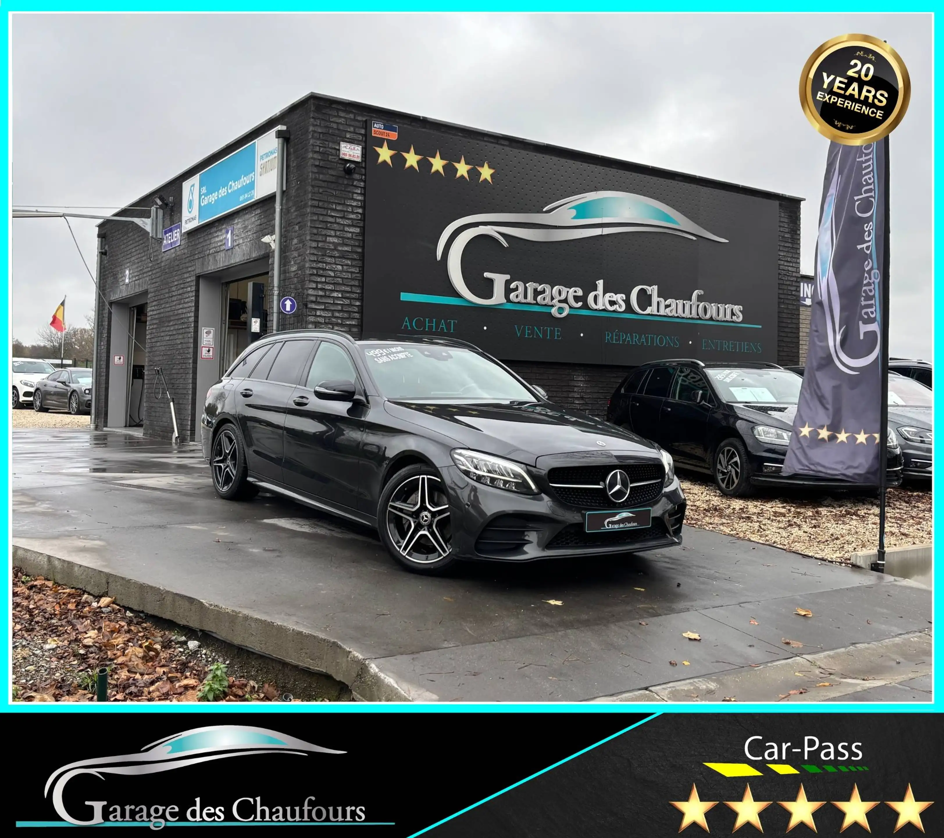 Mercedes-Benz C 180 d - ! Pack AMG ! - 9G Tronic - Caméra - Eu6d