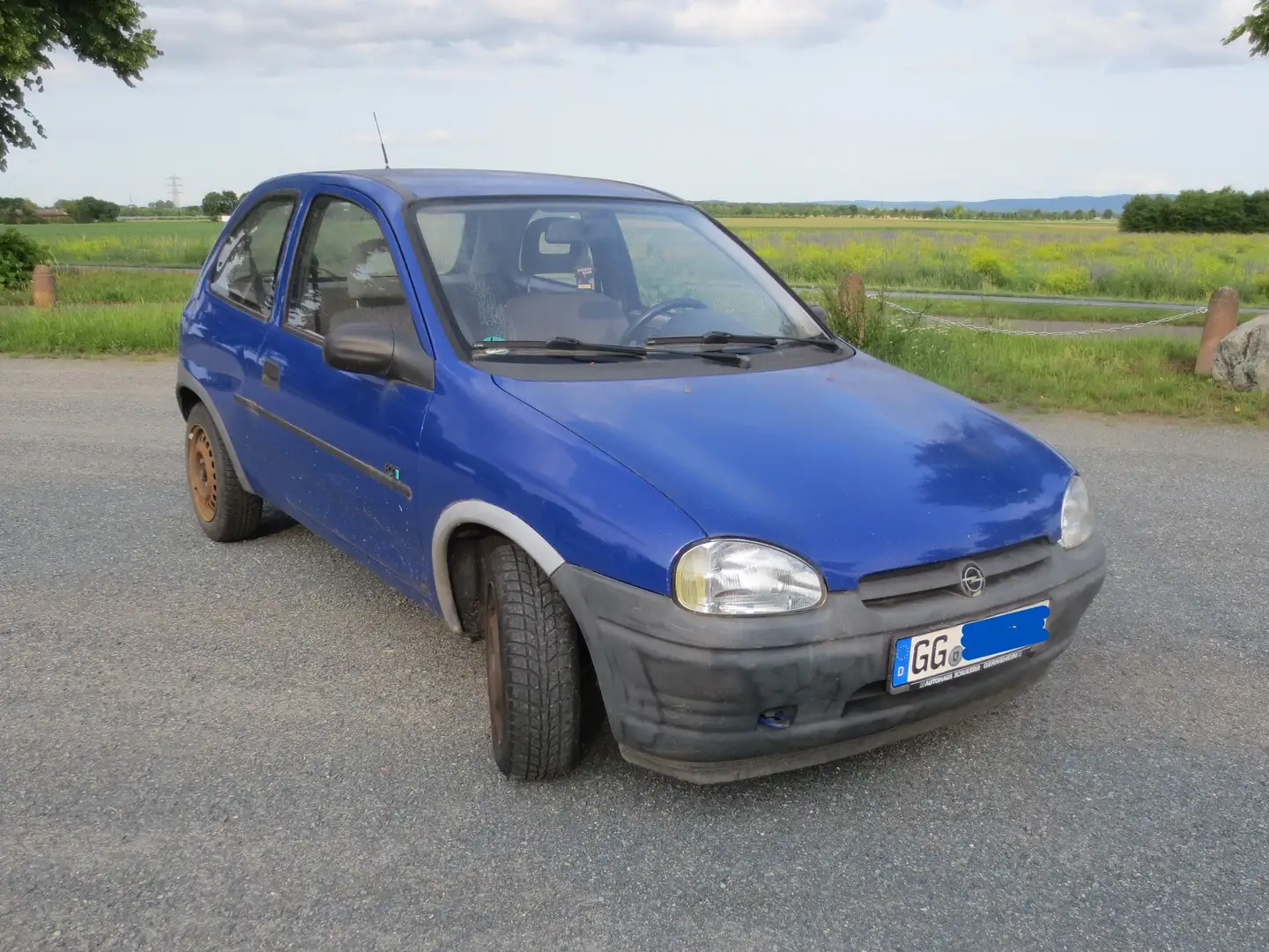 Opel Corsa B 1,2 Eco, ohne Tüv, wenig km Bleu - 1