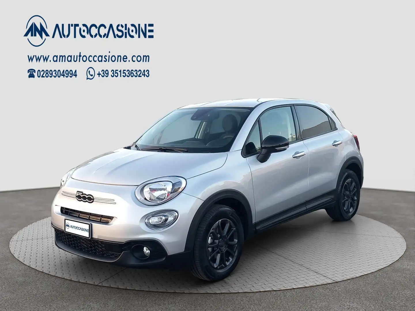 Fiat 500X 500X 2022 1.3 mjet Sport 95cv Argent - 1