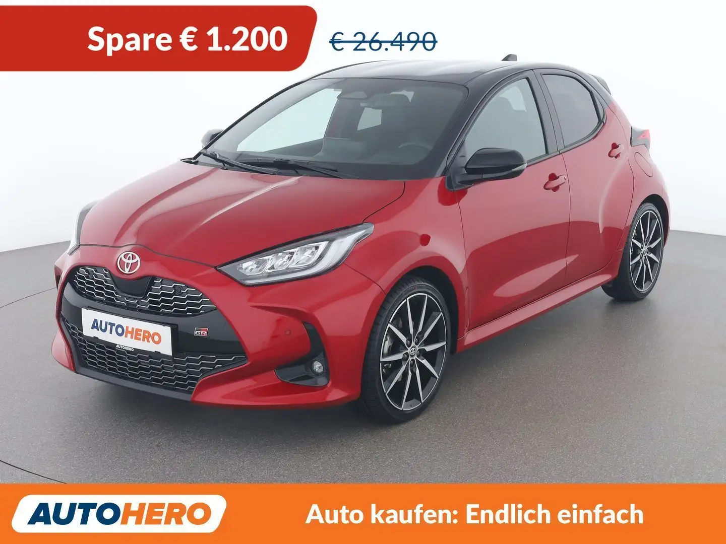 Toyota Yaris 1.5 Hybrid GR Sport Rot - 1