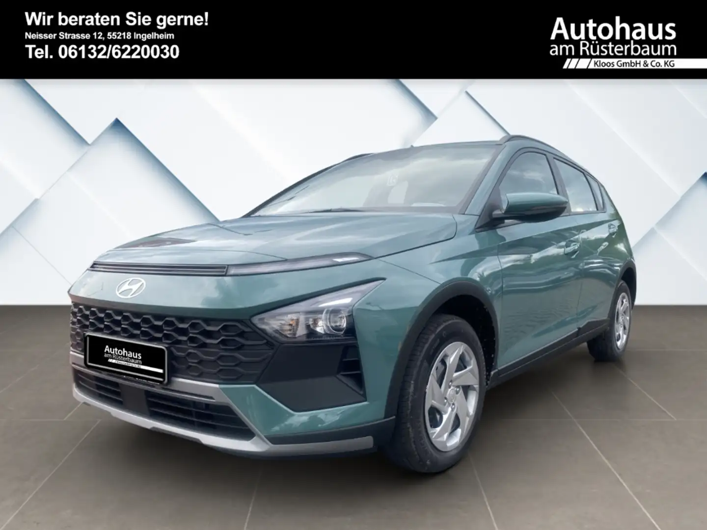 Hyundai BAYON Select 2WD (MY25) 1.0 Navigation, Navi Apple CarPl Grün - 2