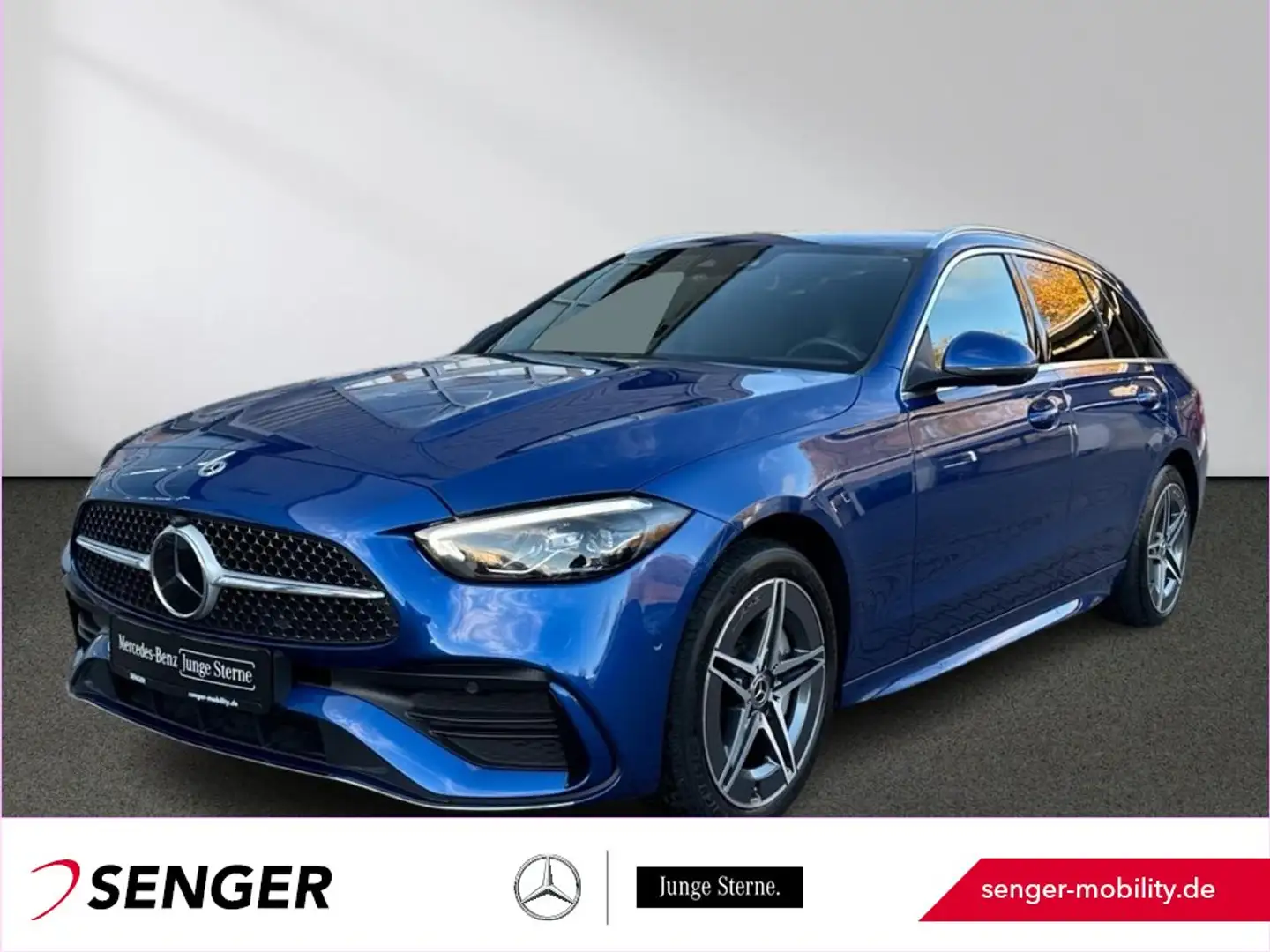 Mercedes-Benz C 300 T e AMG Line Distronic LED Navi 360°Kamera Blau - 1