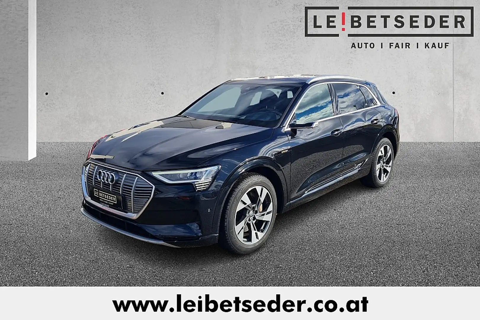 Audi e-tron 50 quattro 71kWh Advanced Schwarz - 1