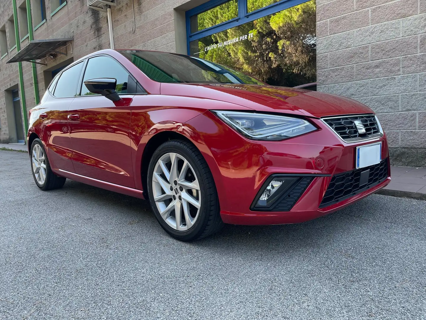 SEAT Ibiza 1.0 FR 95CV APPLE CARPLAY ANDROID AUTO UNIPROPR. Rosso - 1