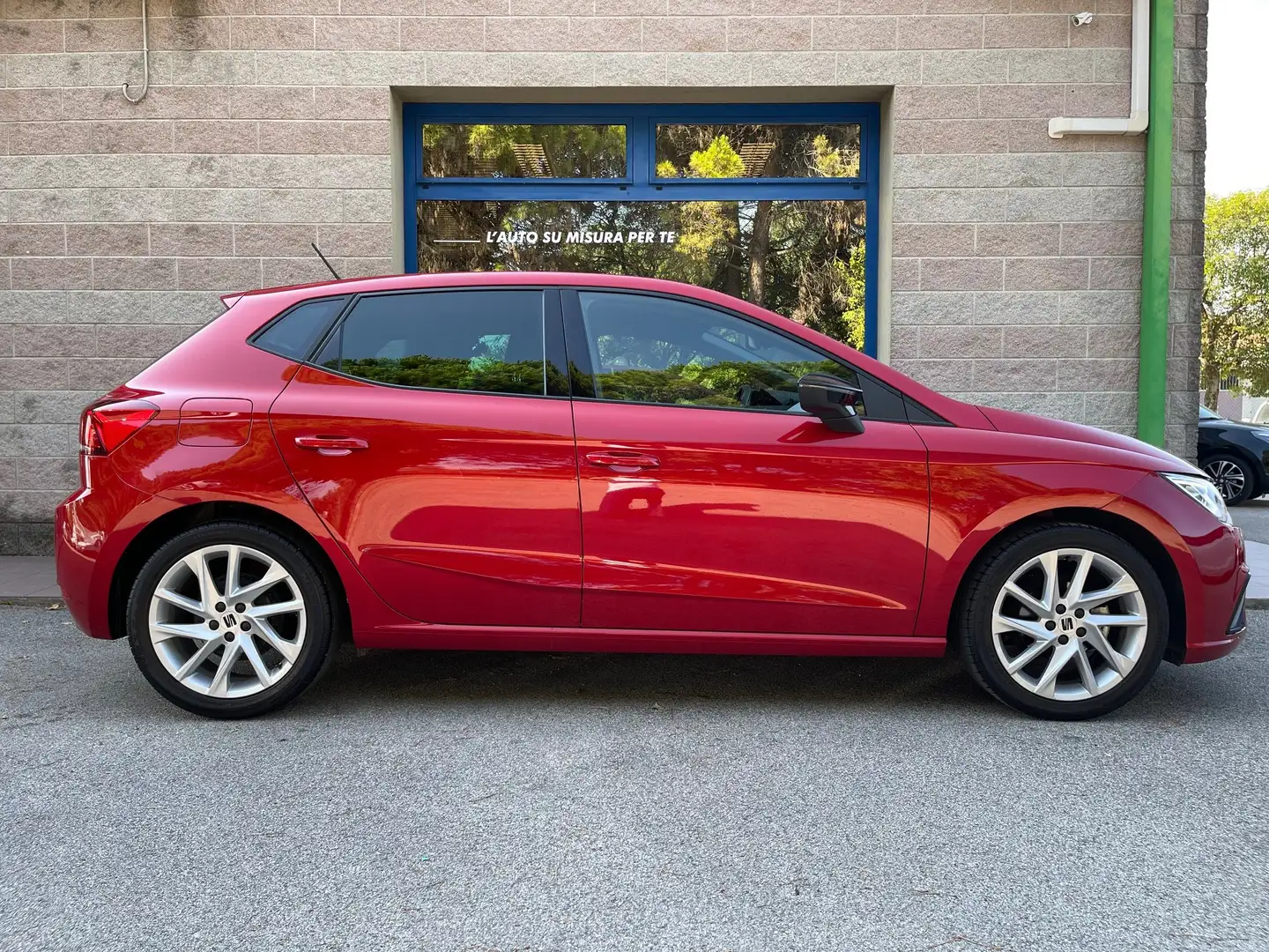 SEAT Ibiza 1.0 FR 95CV APPLE CARPLAY ANDROID AUTO UNIPROPR. Rosso - 2