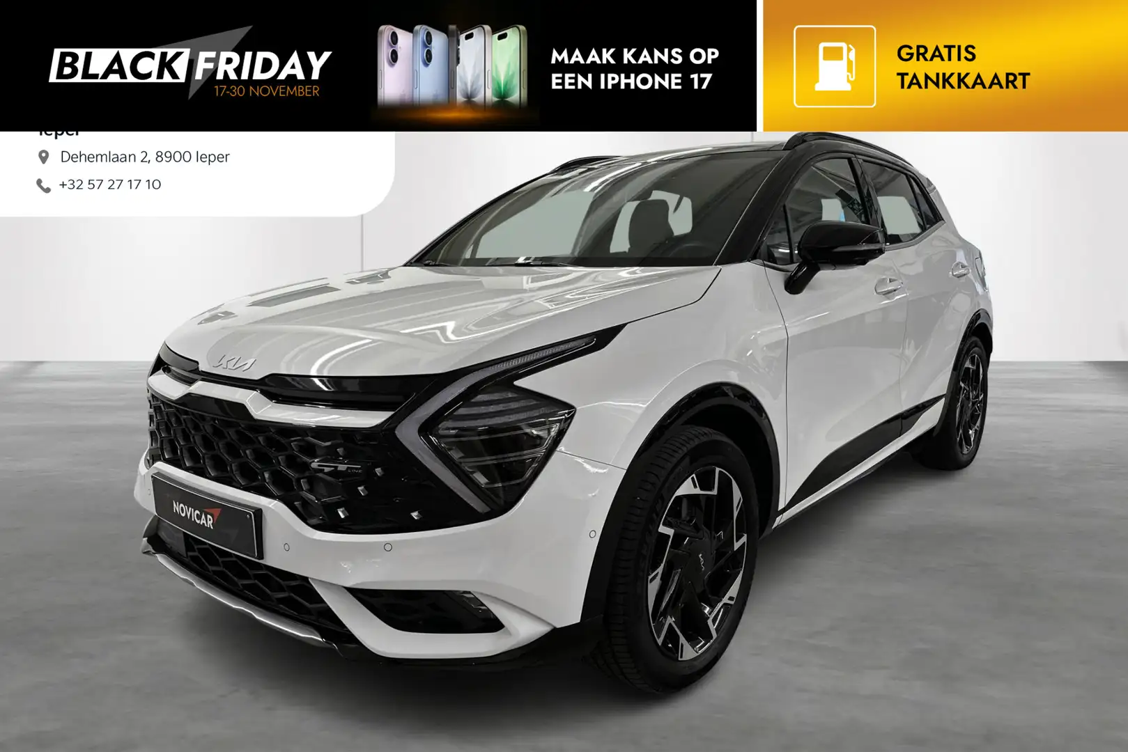 Kia Sportage 1.6 T-GDi 6A/T AWD GT Line PHEV Blanc - 1