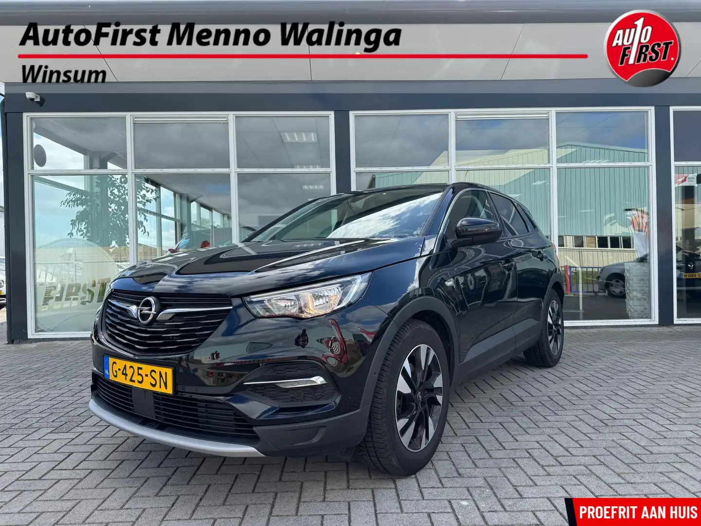 Opel Grandland X 1.2 Turbo Business Executive|Trekhaak|Stoelverwarm Schwarz - 1