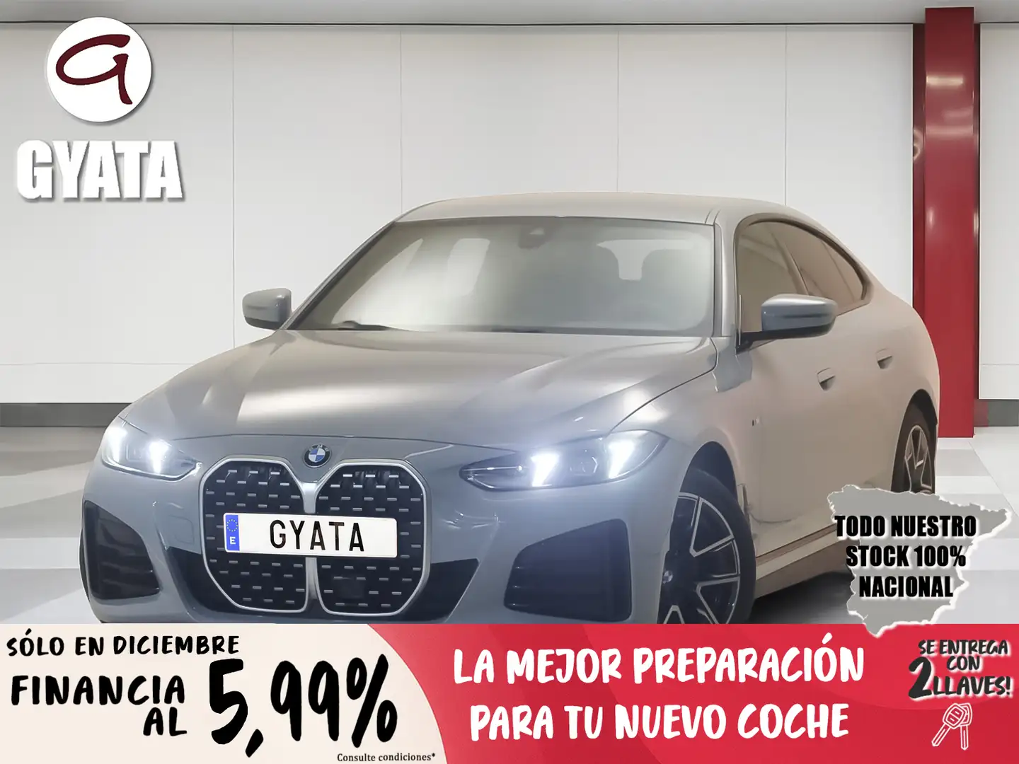 BMW 420 420dA Gran Coupé Gris - 1