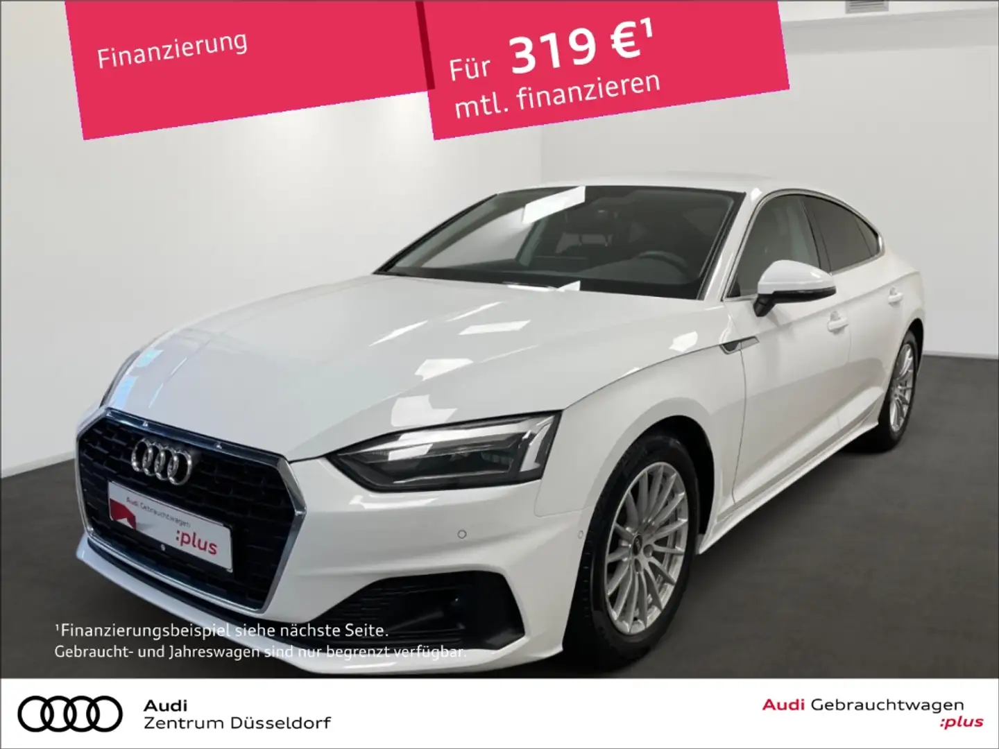 Audi A5 Sportback 35 TFSI RFK VIRTUAL LED SHZ Blanc - 1