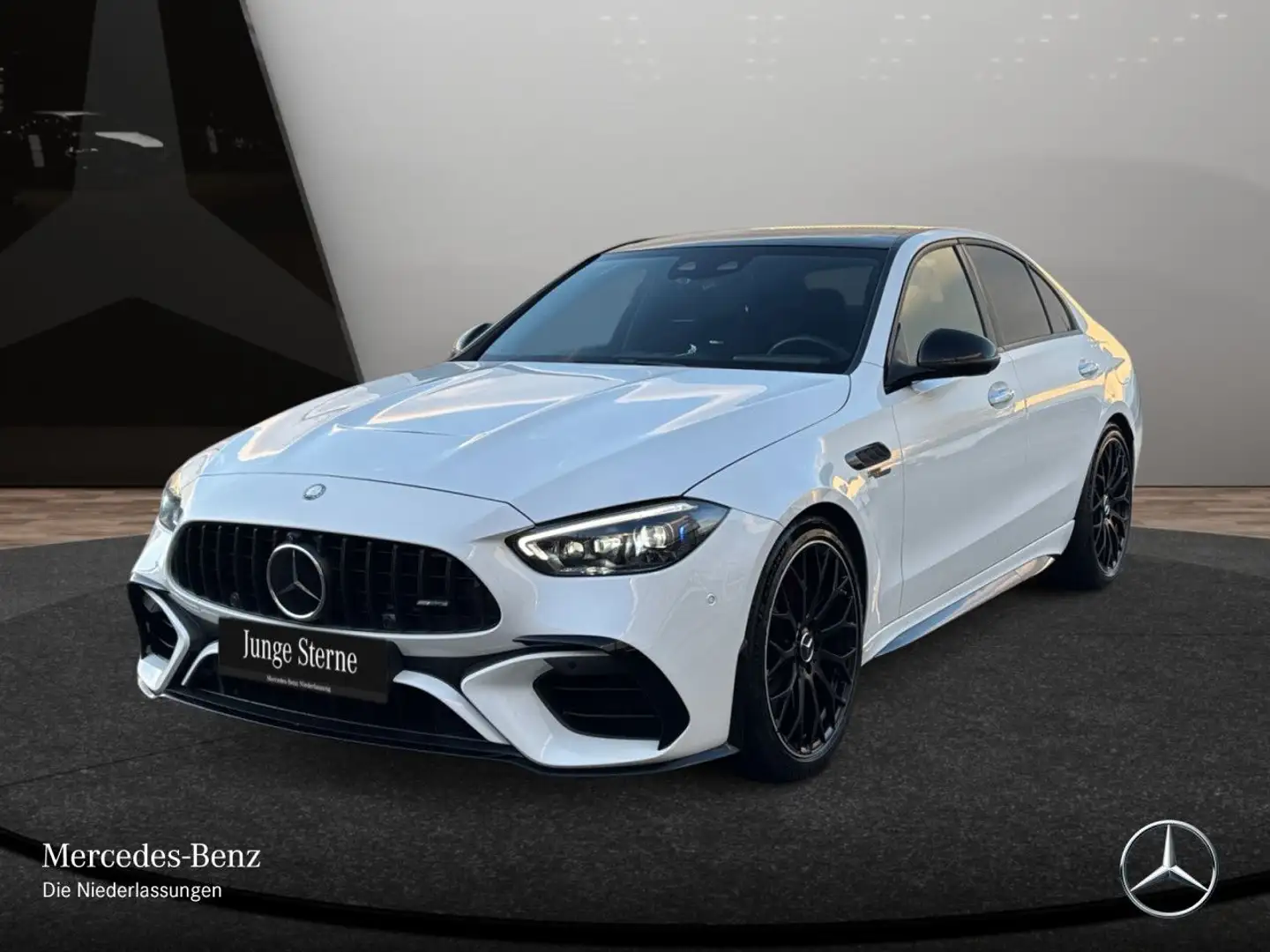 Mercedes-Benz C 63 AMG C 63 S E NIGHT+DRIVERS+PANO+360+BURMESTER+KEYLESS Weiß - 2