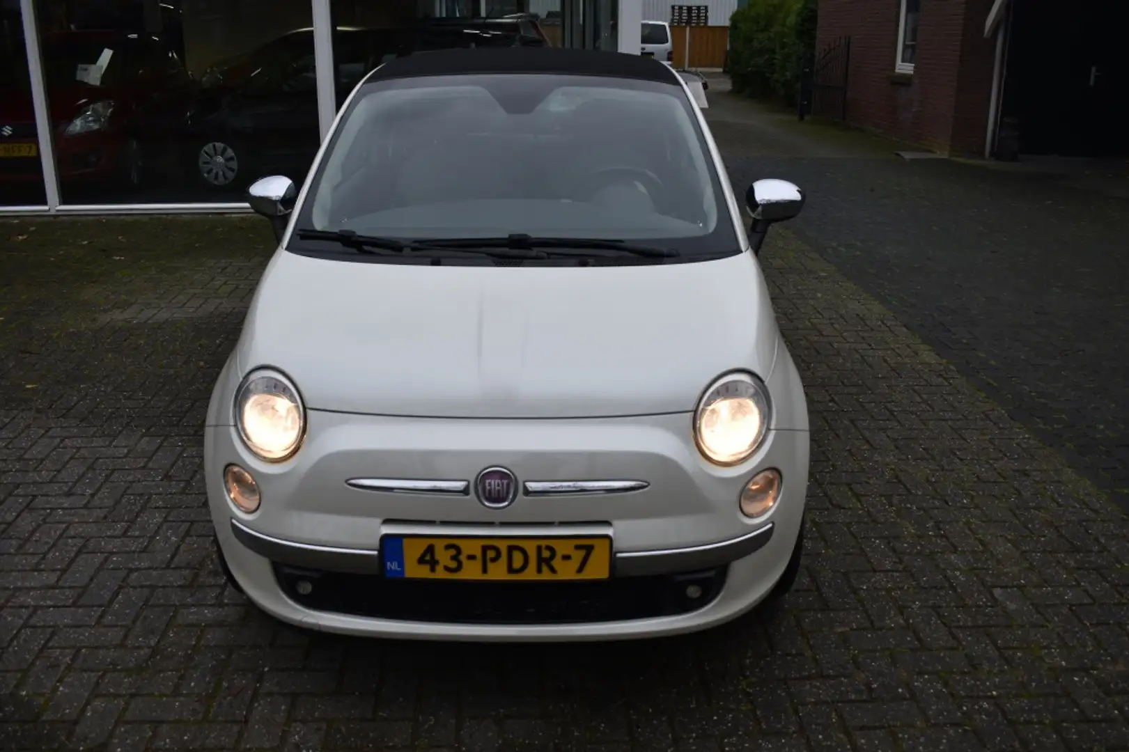 Fiat 500C 1.2 Lounge CABRIO AUTOMAAT AIRCO PDC LMV Alb - 2