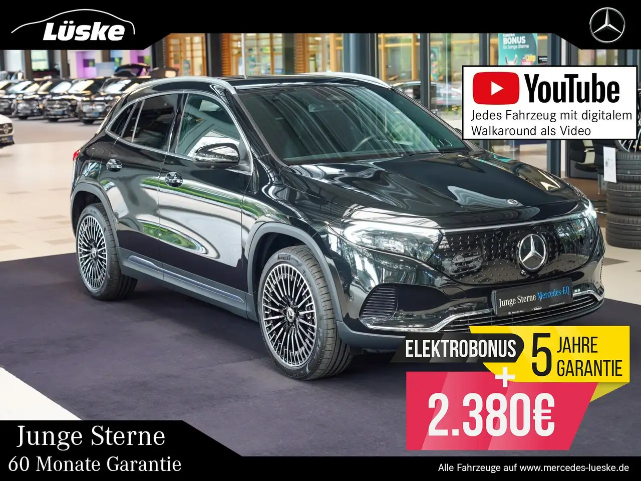 Mercedes-Benz EQA 350 4M AMG Vielspeiche Burmester 360° DISTRO