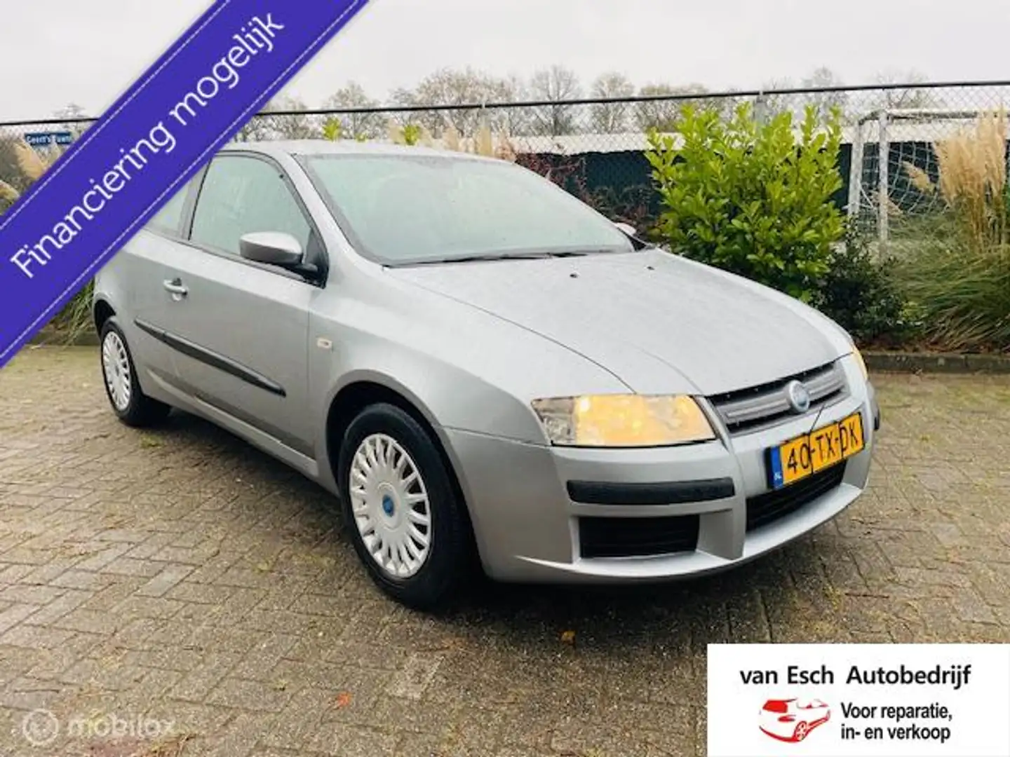 Fiat Stilo 1.4-16V Racing I NIEUWE APK I 6 BAK I AIRCO I NETT Grijs - 1