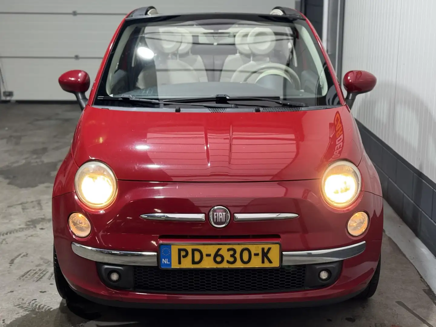 Fiat 500C 1.2 Lounge Rojo - 2