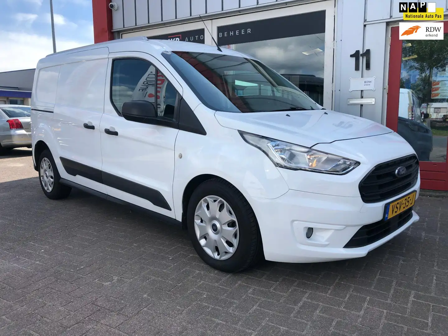 Ford Transit Connect 1.5TDCi 100PK Airco/3-Persoons/PDC White - 1