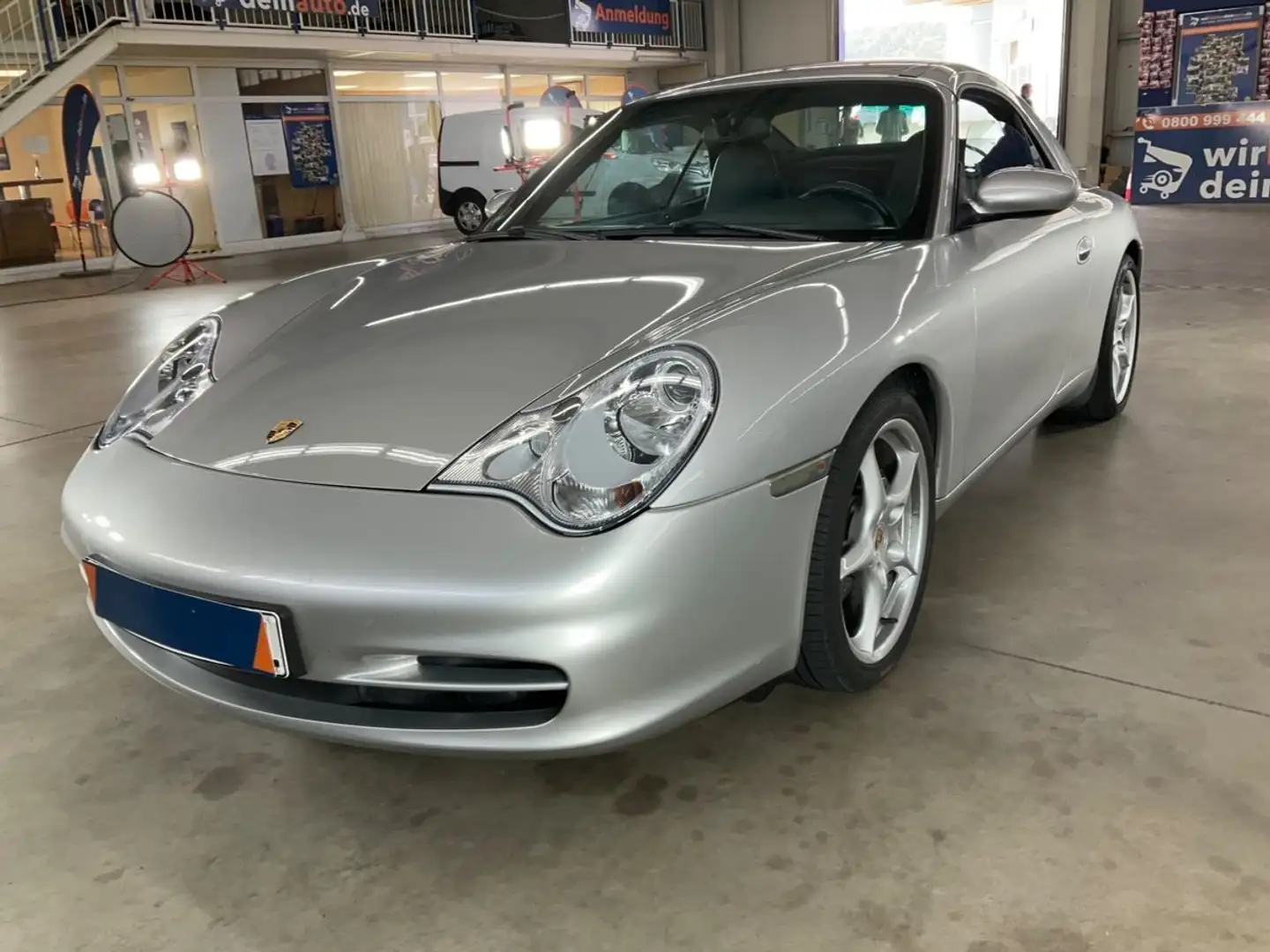 Porsche 996 911 Carrera 4 3.6 Cabrio 320CV 70000KM ! MANUALE ! Argento - 1