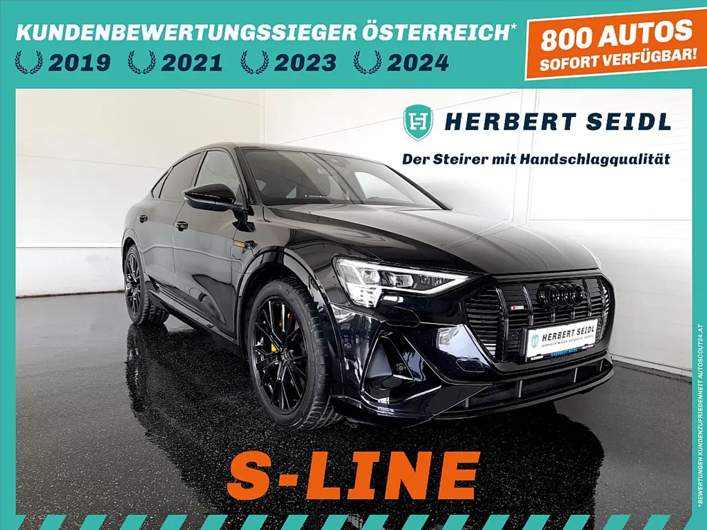 Audi e-tron SB 50 quattro S-Line Black Edition *NP: € 89.46... Schwarz - 1