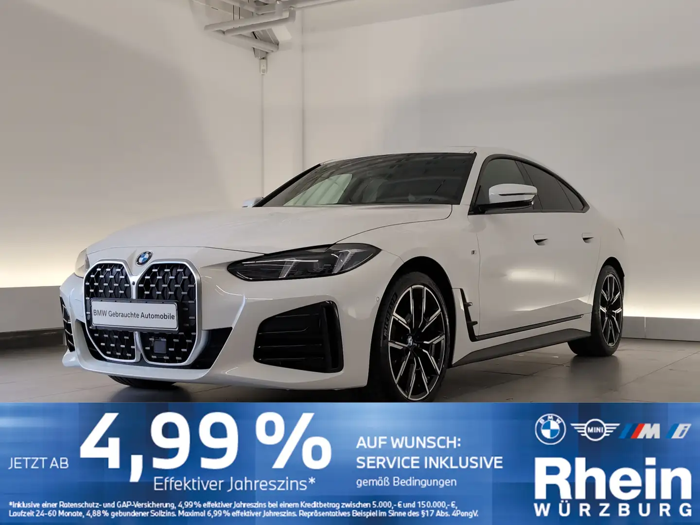 BMW 420 i Gran Coupé M Sportpaket Weiß - 1