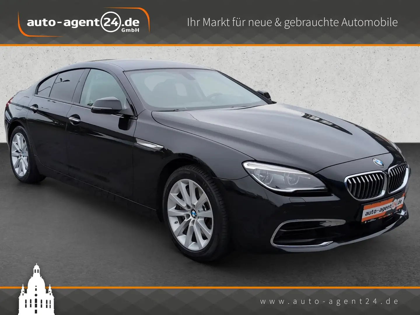 BMW 640 Gran Coupé /2.Hd/unfallfrei/HUD/Memory/Keyl. Schwarz - 1