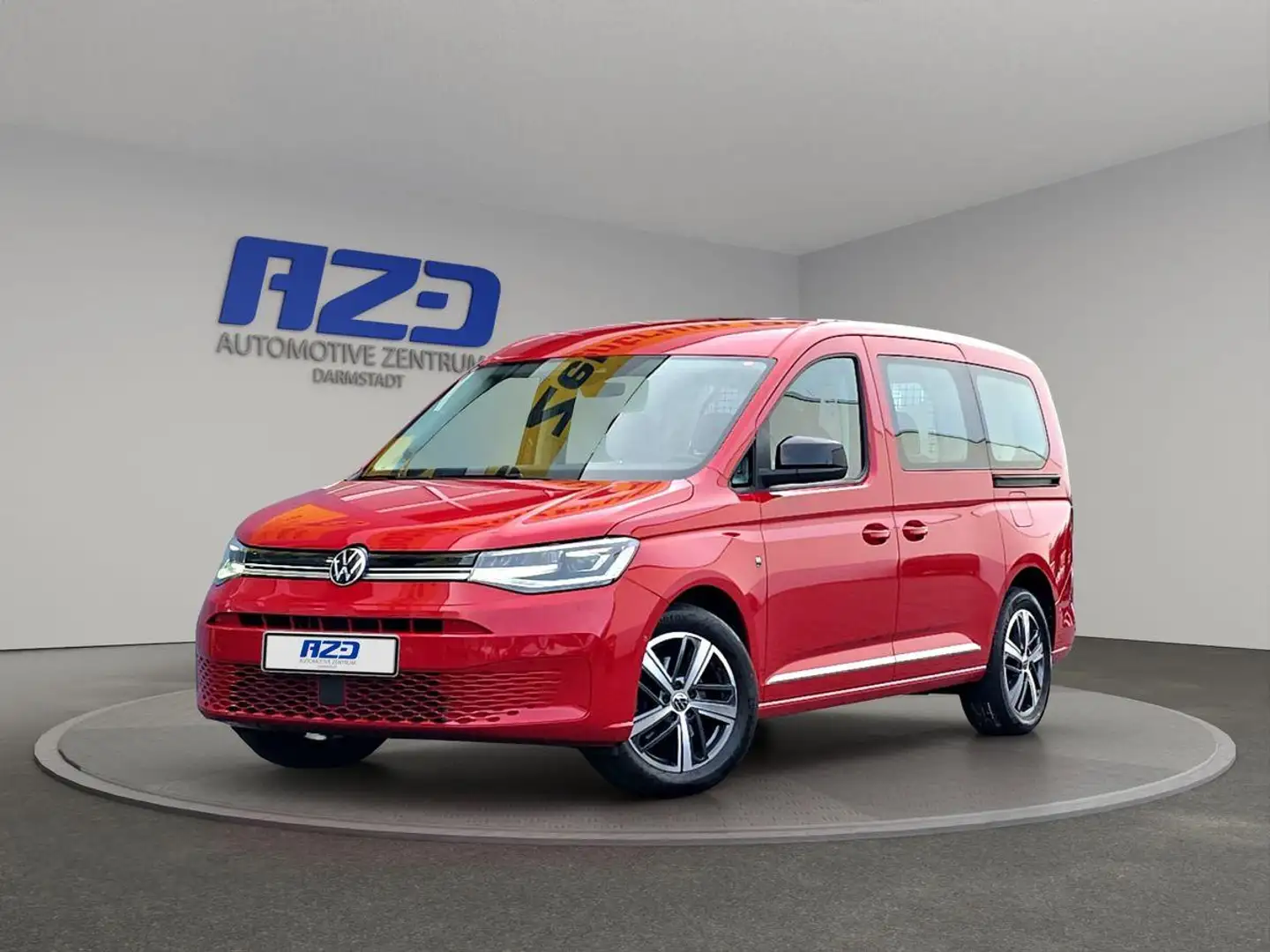 Volkswagen Caddy TDI DSG ACC NAVI LED SPURH/W A-LEDER Rouge - 1