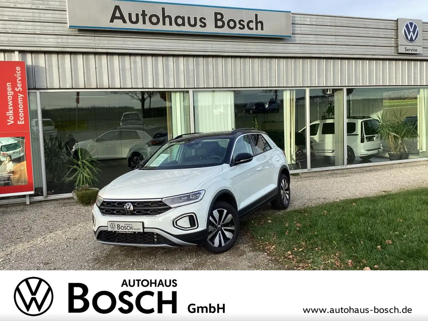 Volkswagen T-Roc 2.0 TDI Goal DSG AHK RFK Navi SHZ ACC LED Weiß - 1