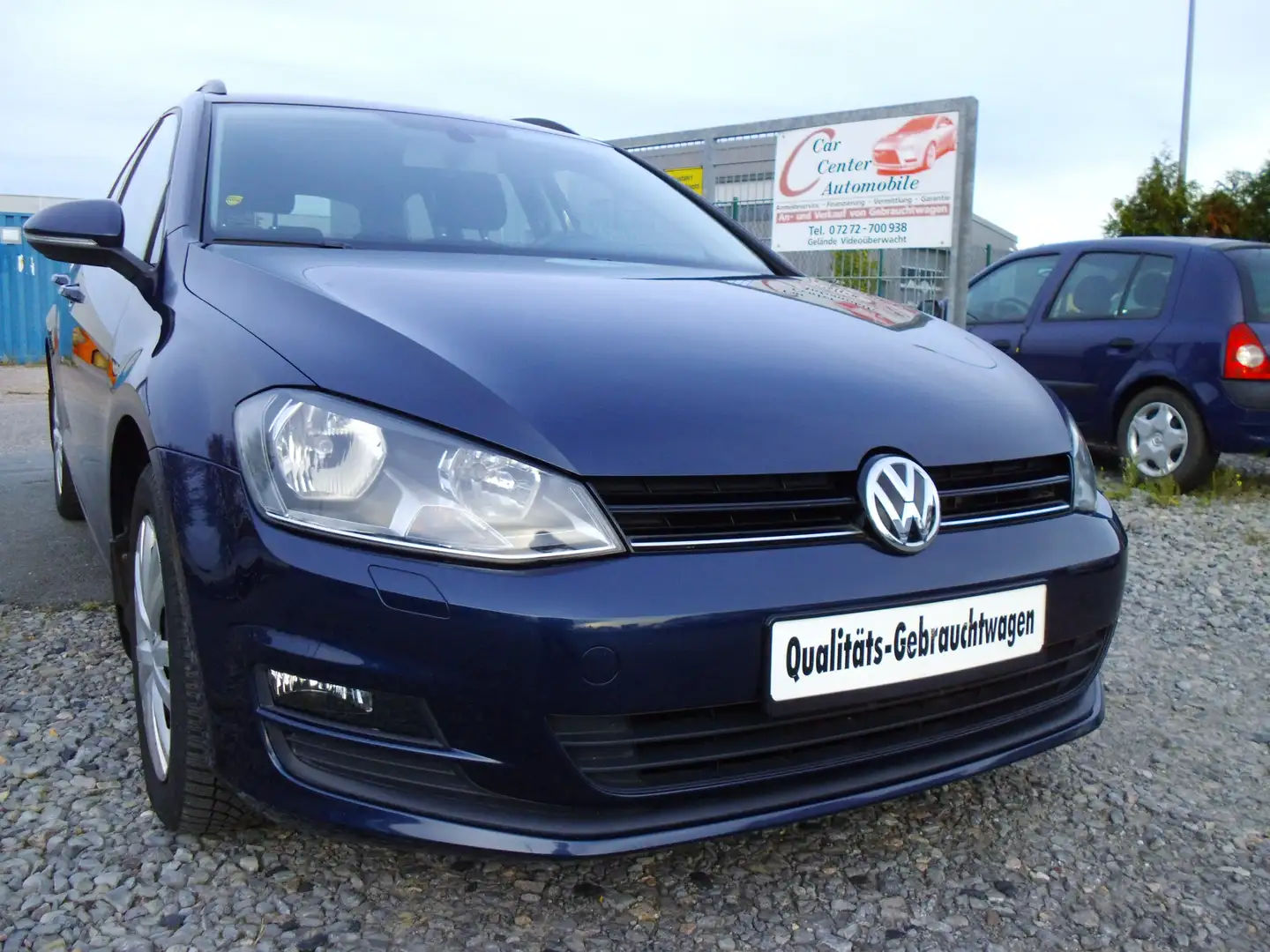 Volkswagen Golf Variant 1.6 TDI BlueMotion Trendline/1.Hand/EURO 6/Klima.. Blau - 1