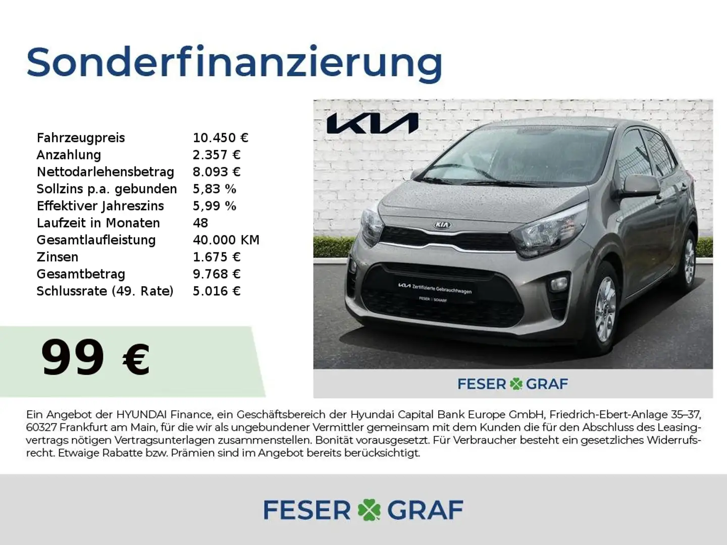 Kia Picanto 1.2 DreamTeam NAVI Klima Argento - 1