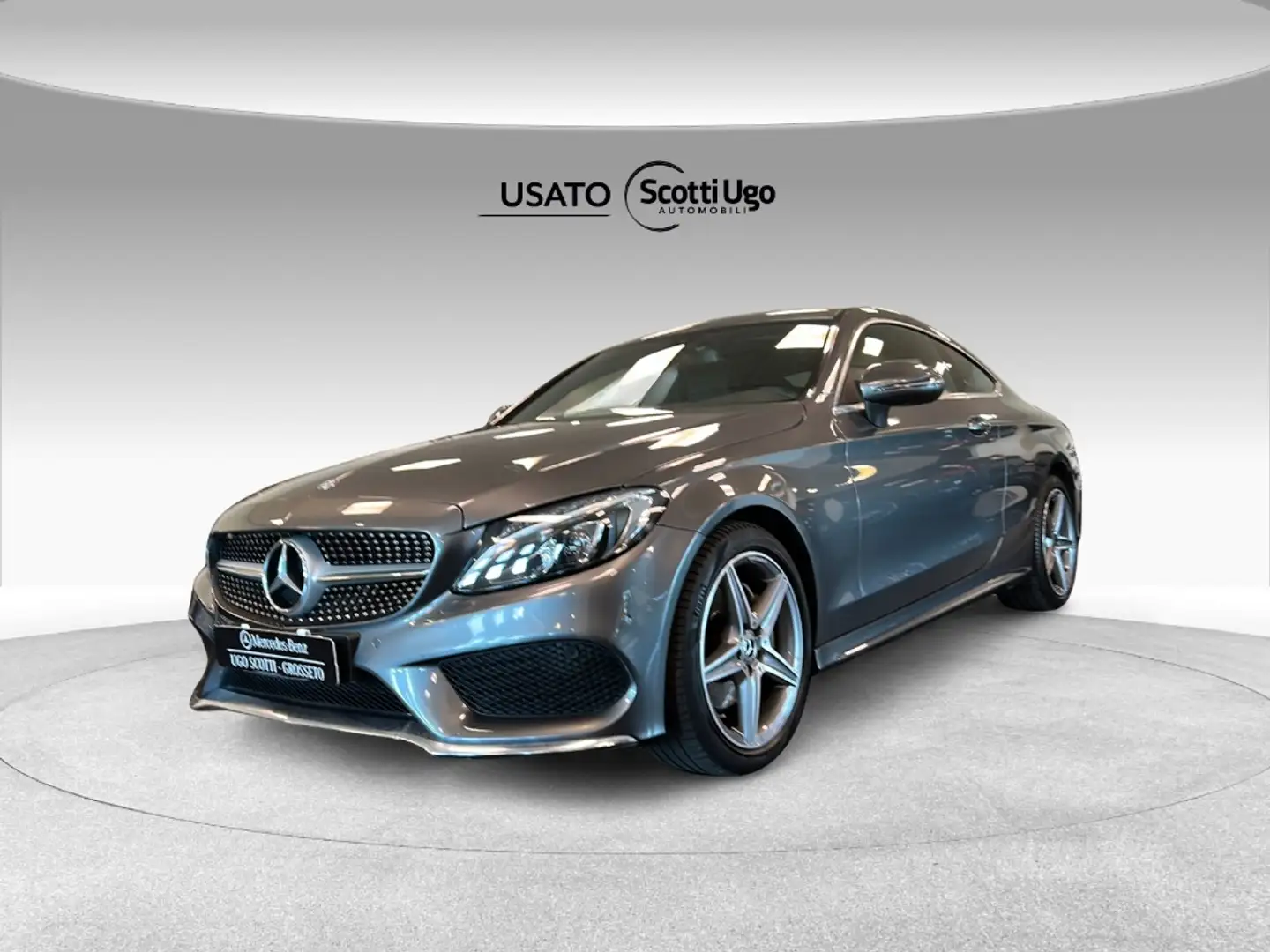 Mercedes-Benz C 220 C coupe 220 d Premium Argento - 2
