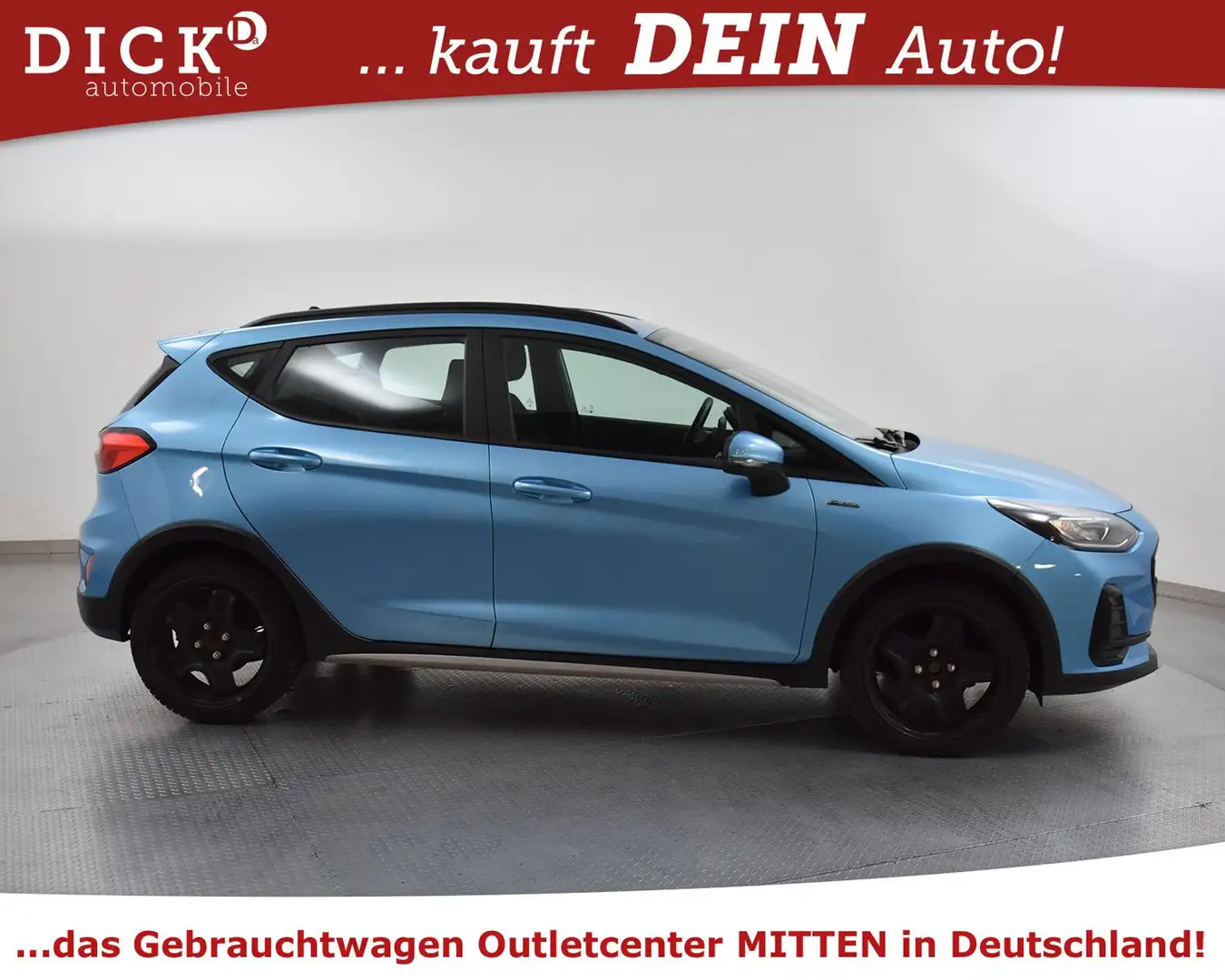Ford Fiesta 1.0 EB Aut Active LED+SITZHZ+PDC+DAB+TEMP Blau - 2