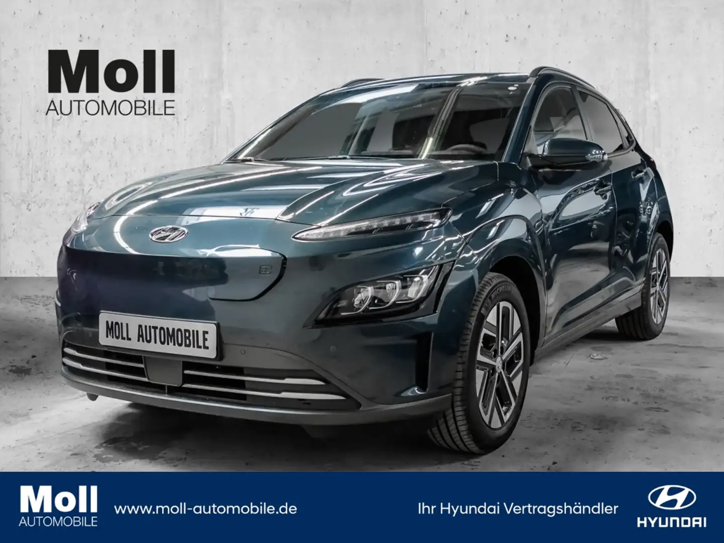 Hyundai KONA Elektro Advantage-Paket Navi Klimaaut. Apple Kamer Blu/Azzurro - 1