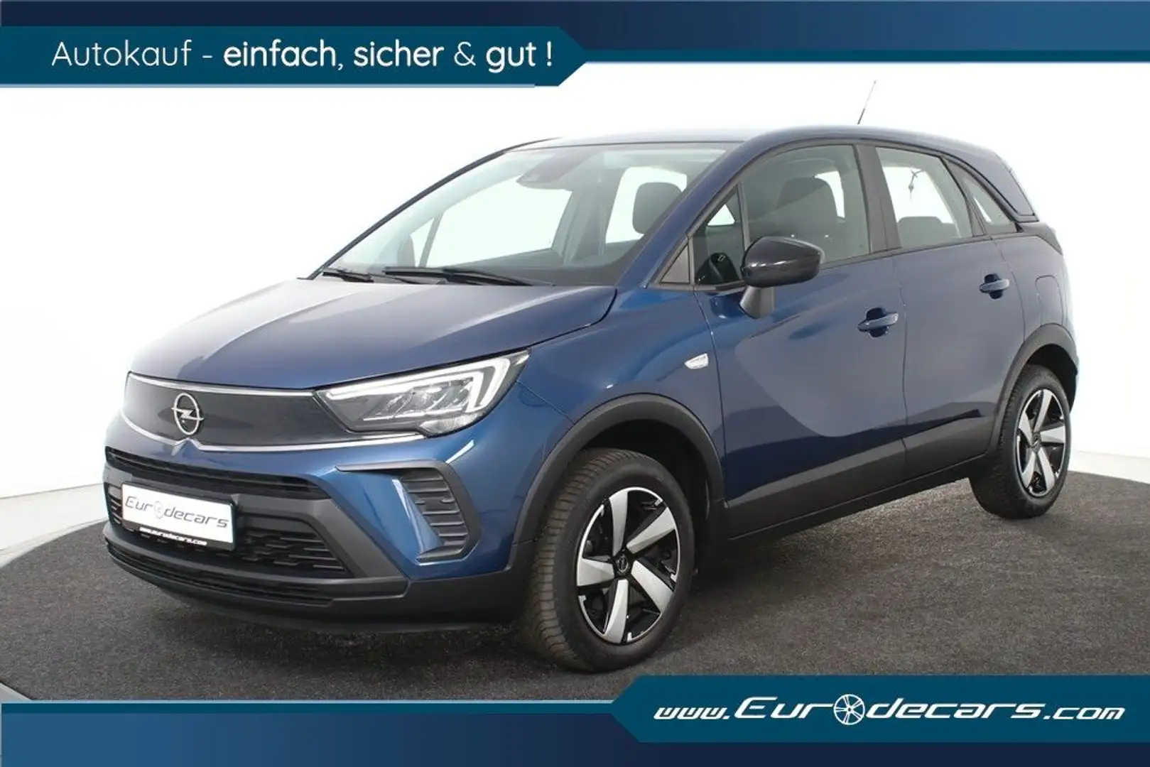 Opel Crossland X Edition *1.Hand*Navi*Carplay* Blau - 1