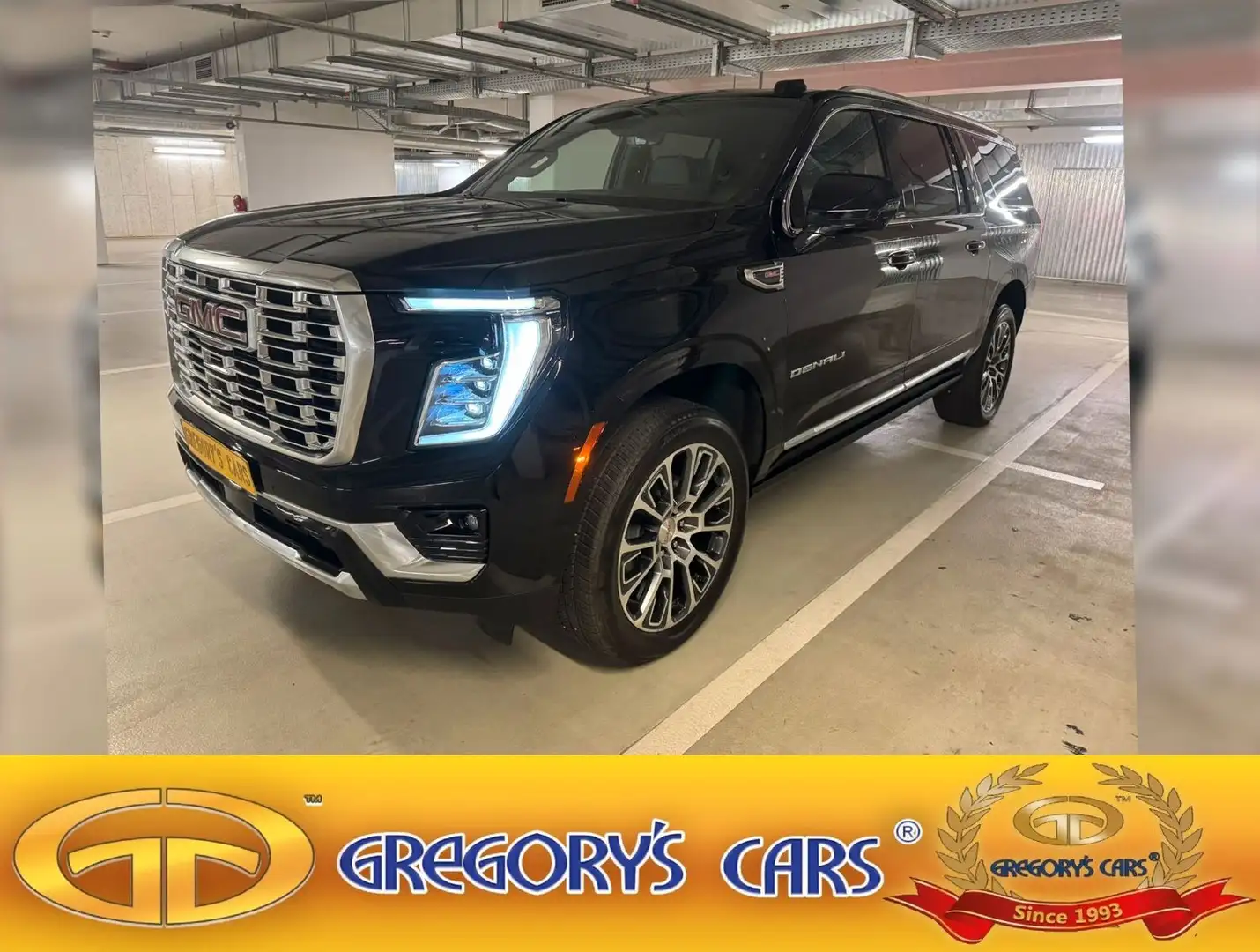 GMC Yukon DENALI XL TURBO+DIESEL+NEW+305HP+FULL Zwart - 1