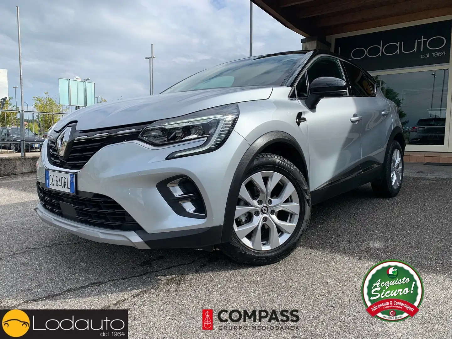 Renault Captur Captur II 2019 1.3 tce Intens 140cv fap Grigio - 1